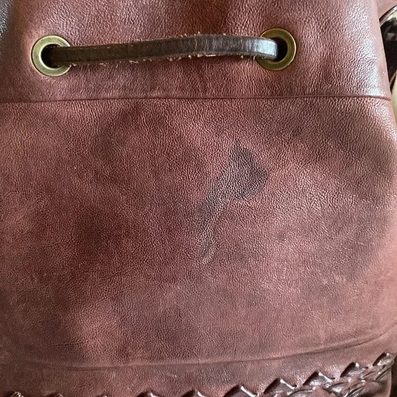 A.S 98 leather bucket bag